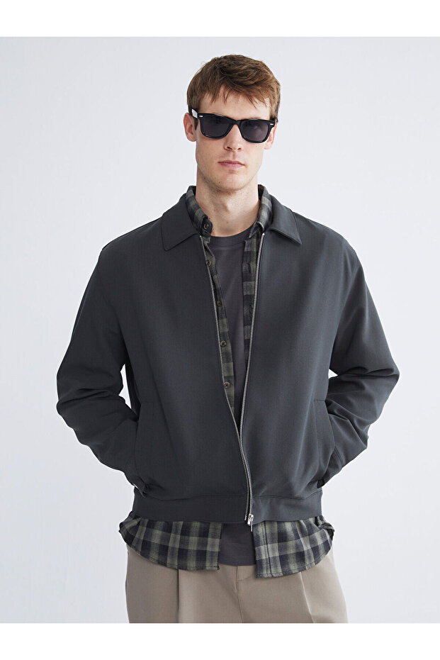 New Season Standard Fit Shirt Collar Men's Jacket