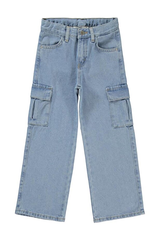 Cargo Pocket Pack of 10-13 Year Old Pants - Blue 11-12 Years Old