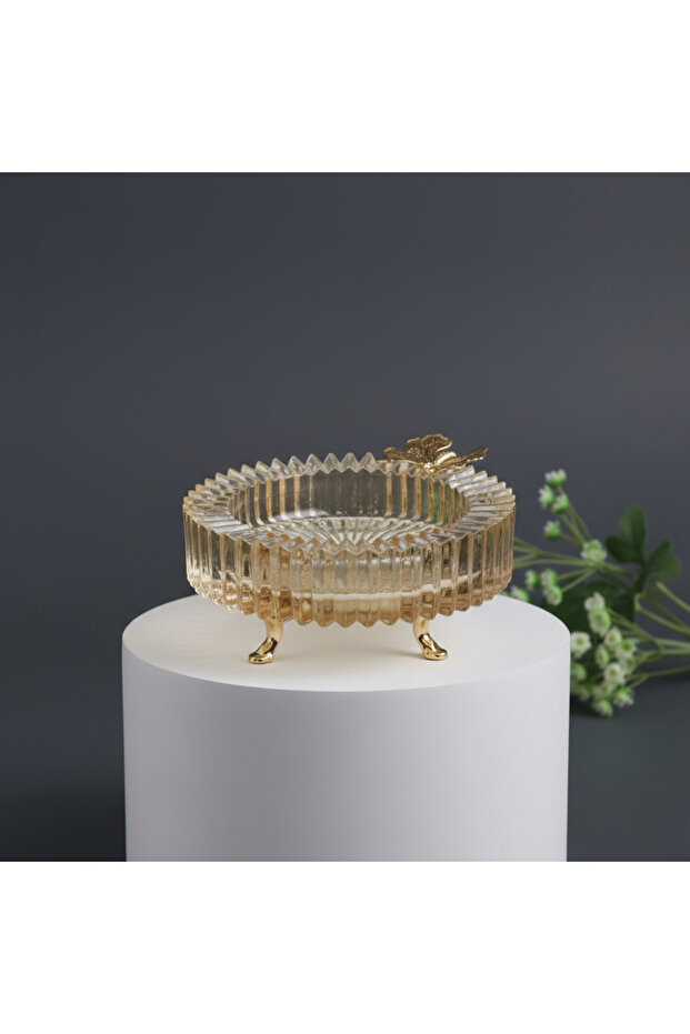Crystal Luxury Glass Ashtray Glass Ash Tray Cigar Ash Tray 14 cm
