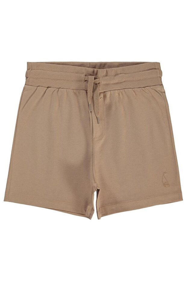 Sail Embroidered Shorts for Ages 10-13 - Beige 12-13 Years