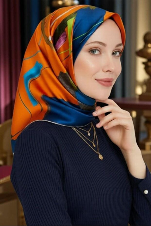 وشاح حريري - 9241D-81 - تيفيل