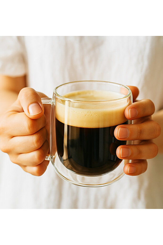 350 ml Çift Camlı Çift Cidarlı Bardak - 1