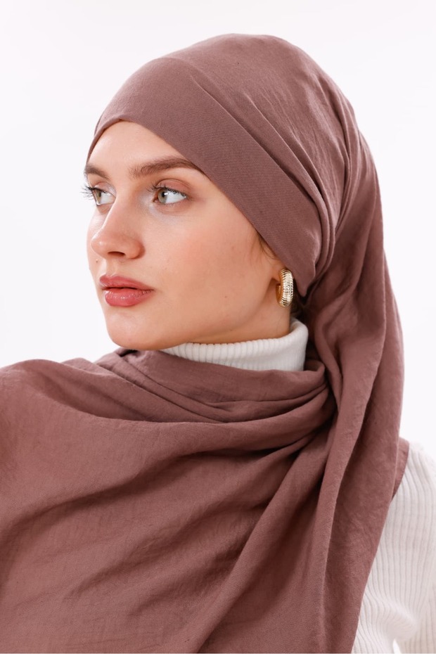 Dusty Brown Cotton Shawl Neo 250507081