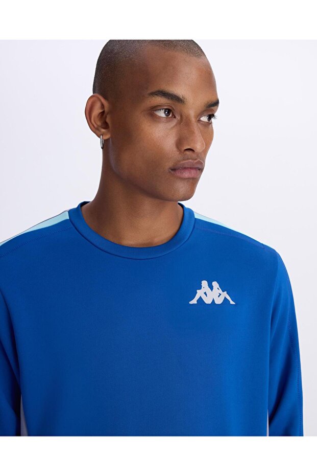 Christopher Sweatshirt Erkek Mavi-Gri Regular Sweatshirt - 2