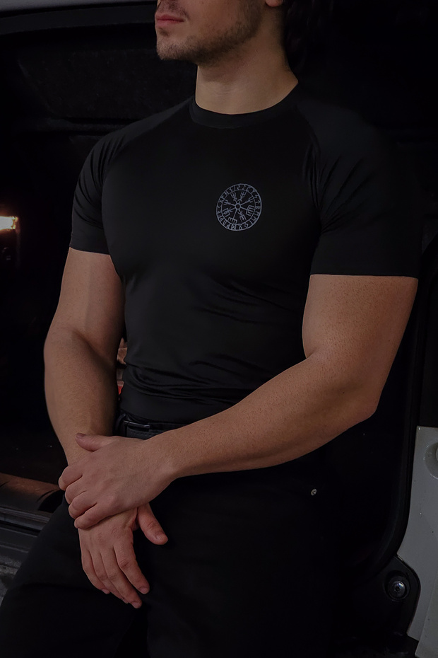 Tričko Valhalla - Compression (ČIERNA) - 3