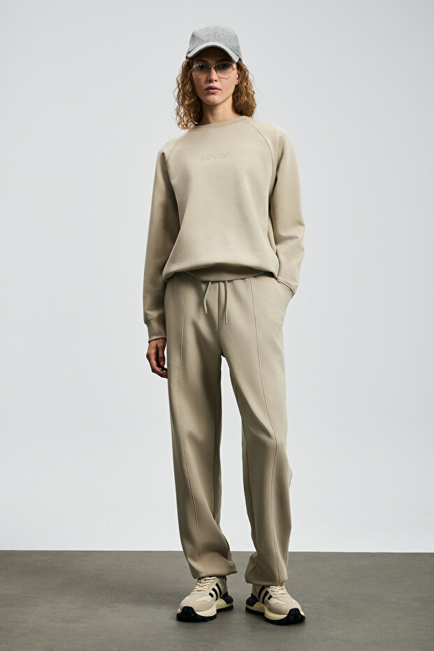 Kadın Alice Örme Bej Sweatshirt 122030016 - 3