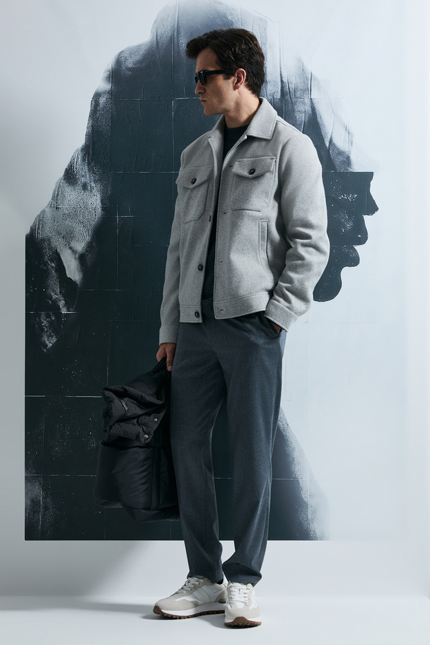 Good Örme Gri Erkek Ceket 112120262 - 5