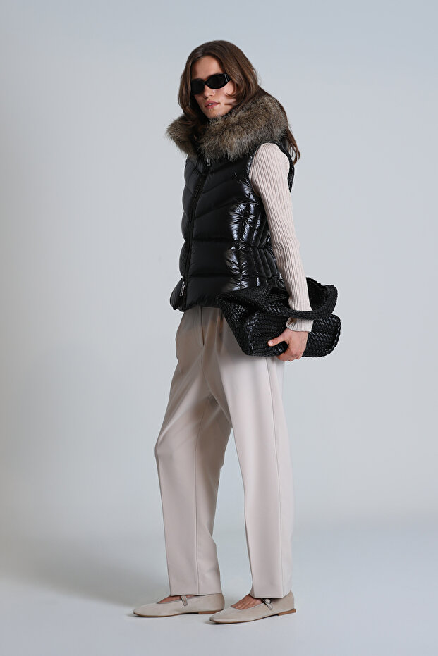 Luna Kadın Tekno Yelek Siyah - 4