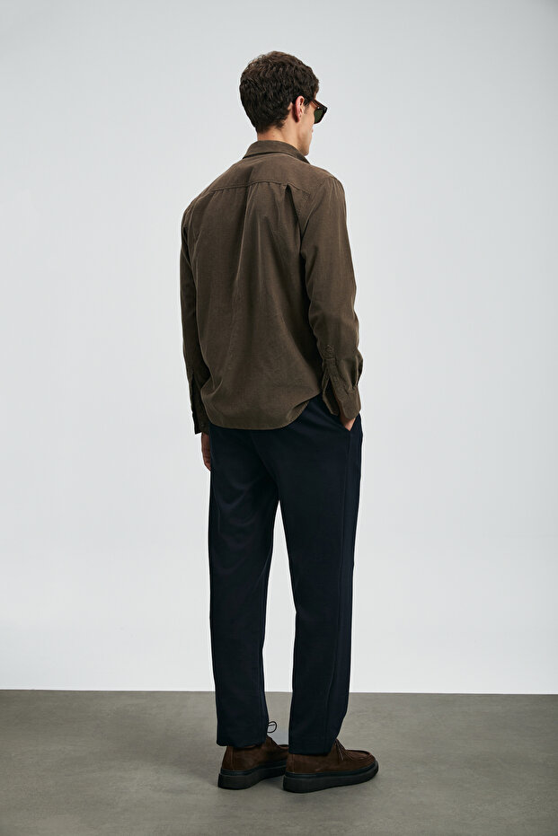 Drew Erkek Basic Gömlek Regular Fit Haki - 6