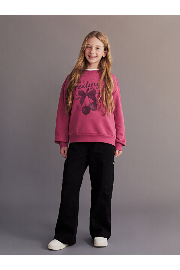 Girls' Trousers with Elastic Waist