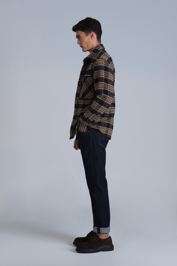 Hammer Erkek Basic Gömlek Slim Fit Lacivert - 4