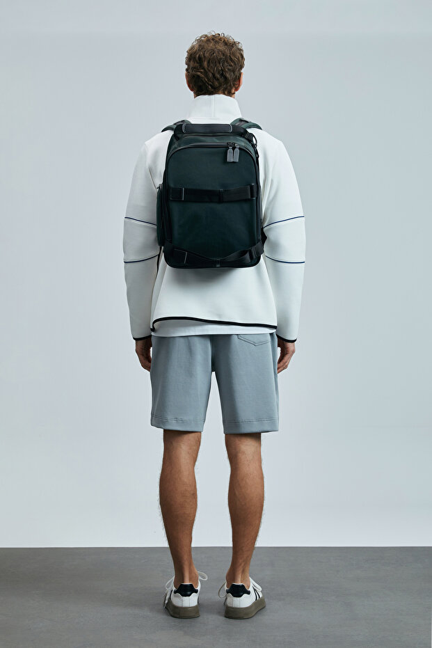 Moon Erkek Şort Eşofman Gri - 6