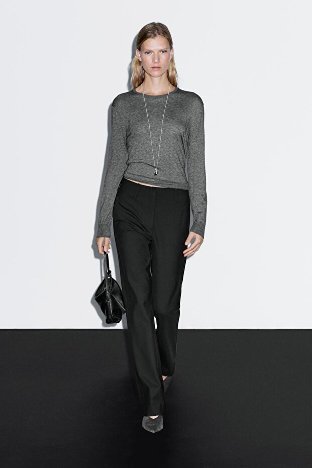 Geniş paça pantolon - 3