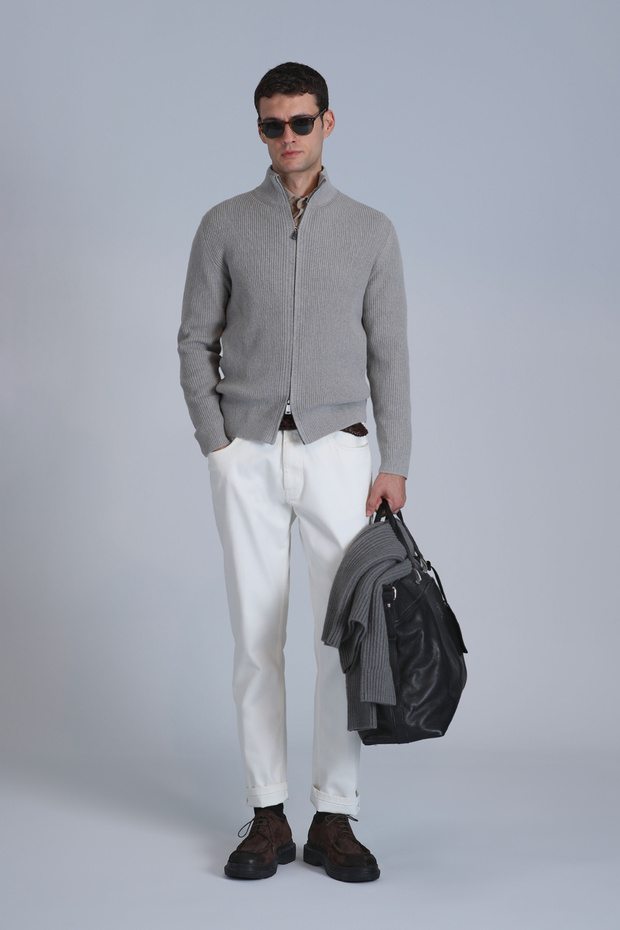 Road Erkek Hırka Vizon - 4