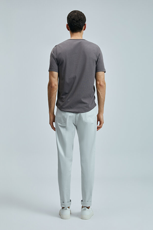 Junya Erkek Basic Tişört Vizon - 6