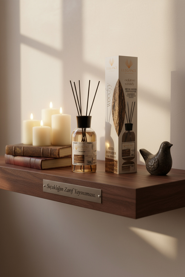 Odunsu Reed Diffuser Bambu Çubuklu Oda Kokusu (110 ML). - 6