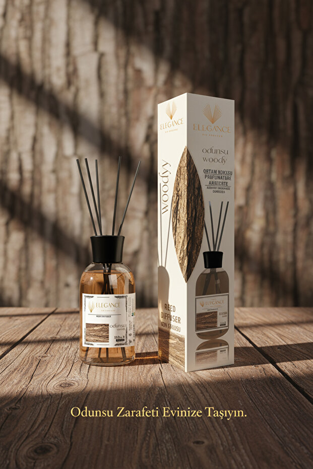 Odunsu Reed Diffuser Bambu Çubuklu Oda Kokusu (110 ML). - 1