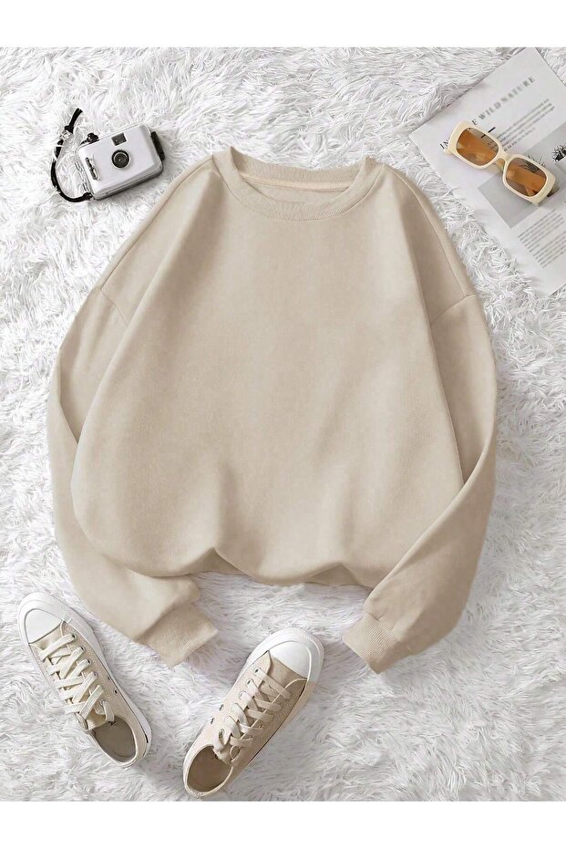 Comfortable Circular Neck Sweatshirt