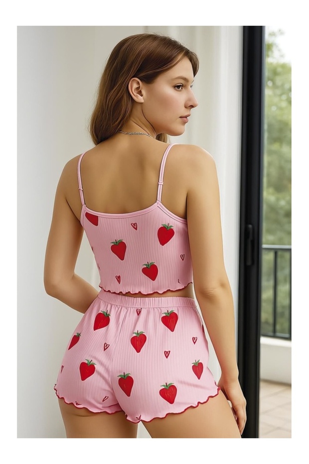 3753-1 Şortlu Takım - 2