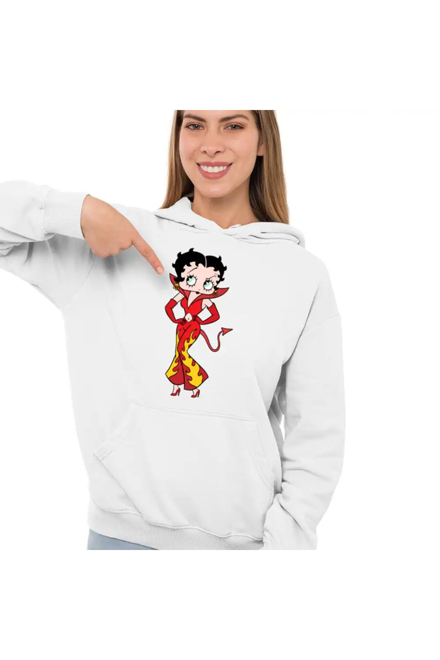 Дамски суитшърт Betty Boop Devil Satan Devil Hell - 3