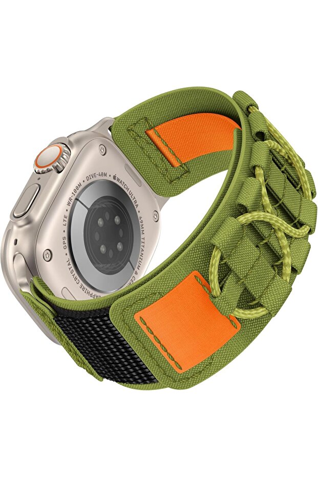 Rugged Nylon Replacement Band for Apple Watch (49/45/44/42mm)
