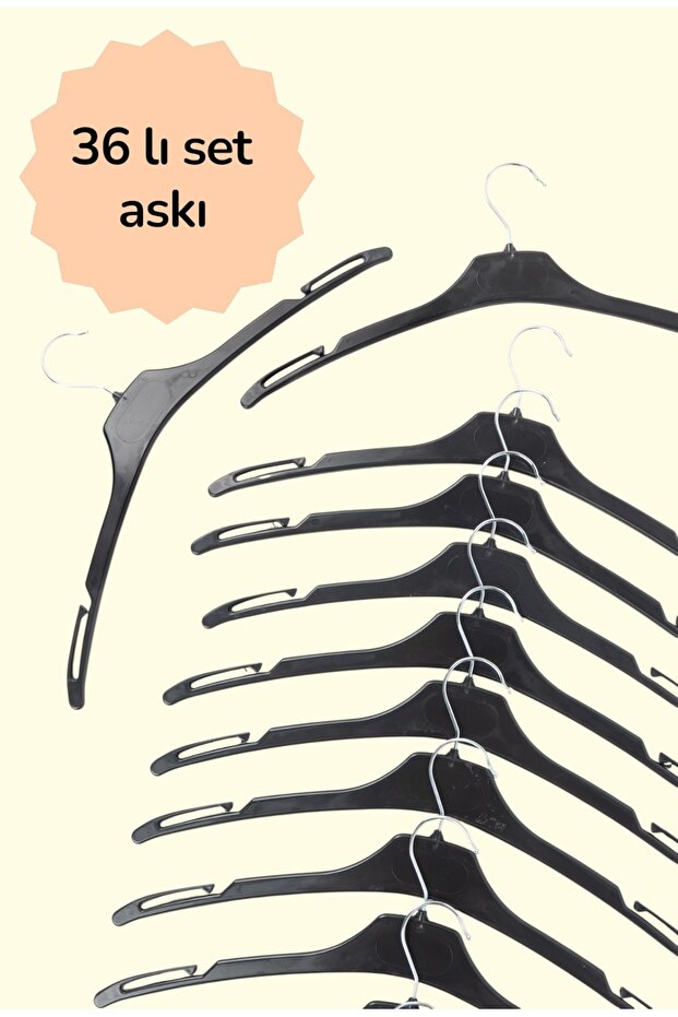 Plastik askı 36 lı - 1
