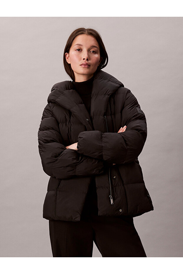 Shine Wrap Puffer Jacket - 1