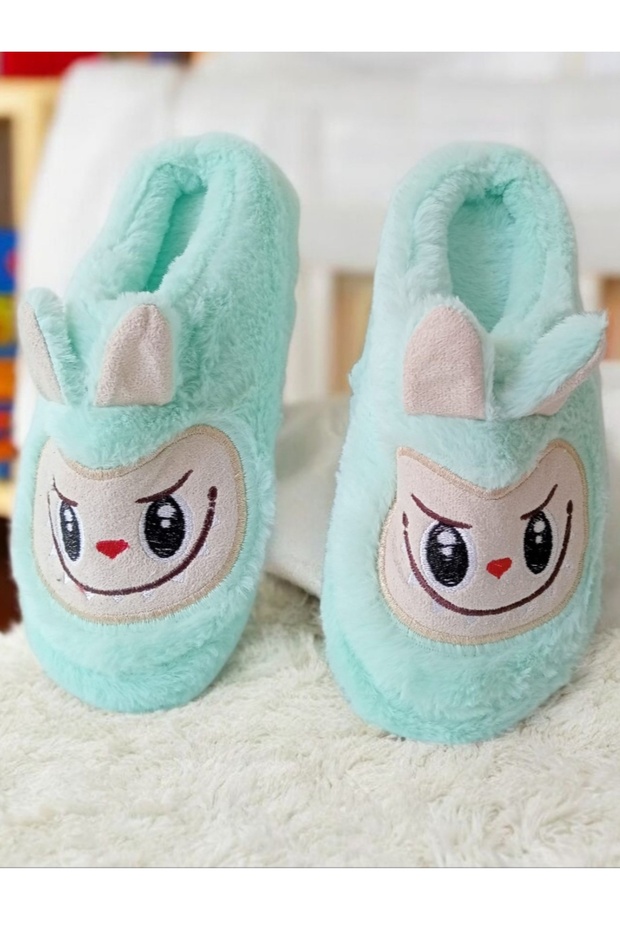 Labubu figürlü ev terliği - 2