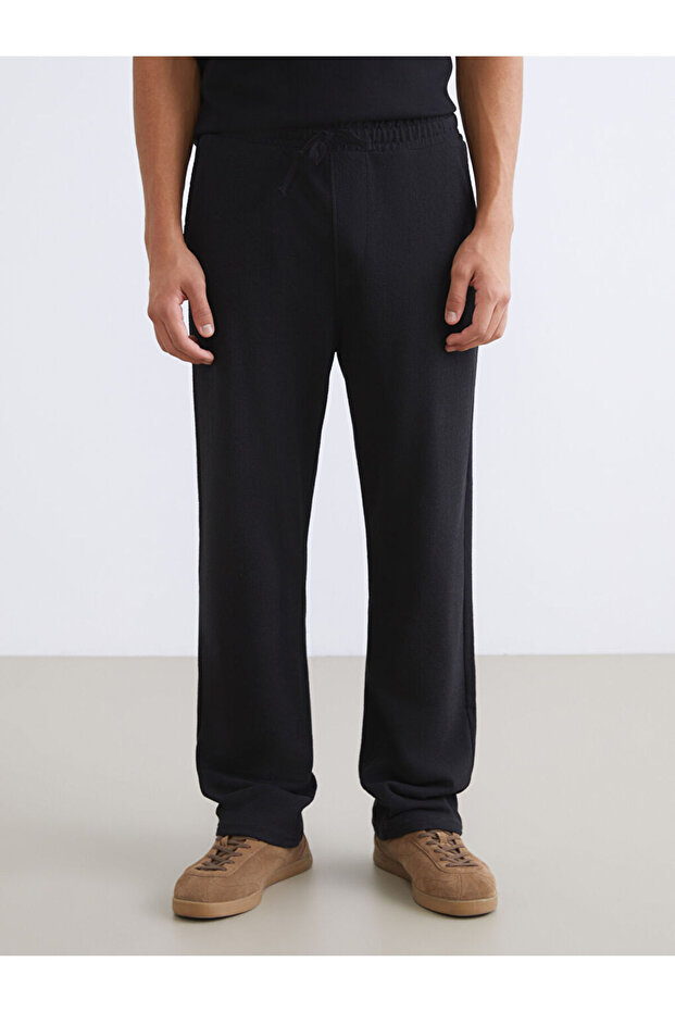Sparkling Choices from Shining Store |   Standard Fit Men's Textured Trousers - 3