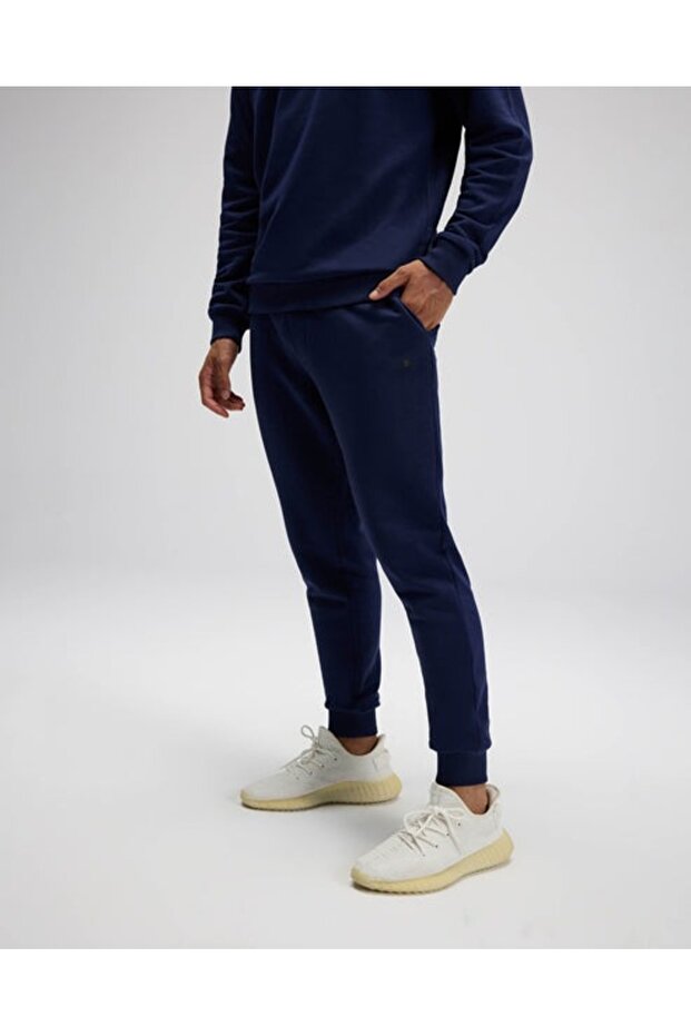 Cotton Regular Fit Normal Waist Straight Leg Sweatpants Men's Sweatpants Em546