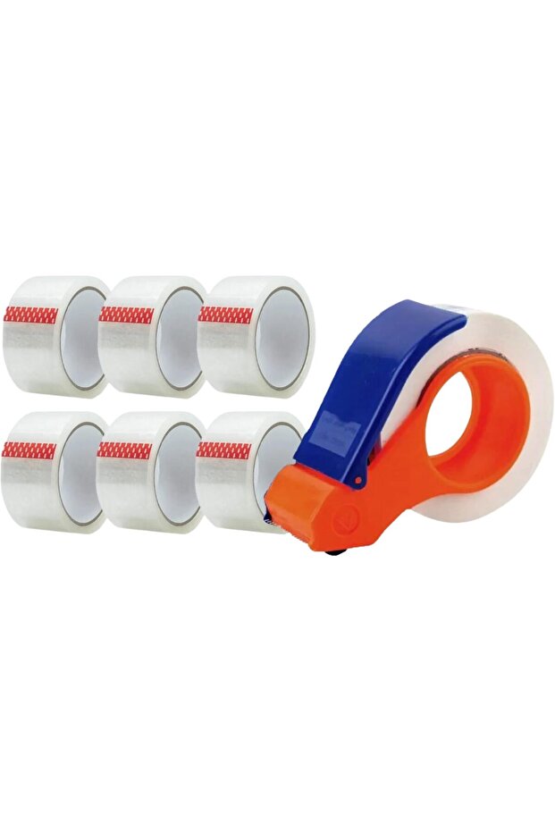 Heavy Duty Clear Packing Tape 2" x 100 Yards - 6 Rolls