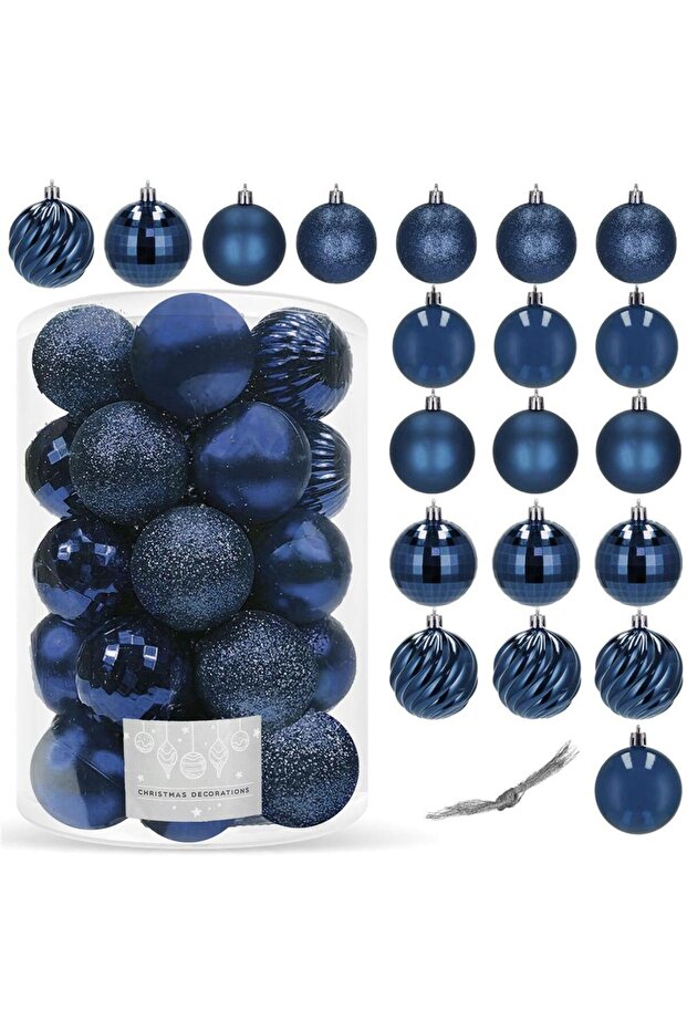 Коледна украса - Синьо - 12