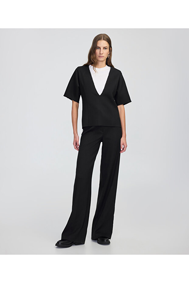 Çift parça colorblock bluz - 6