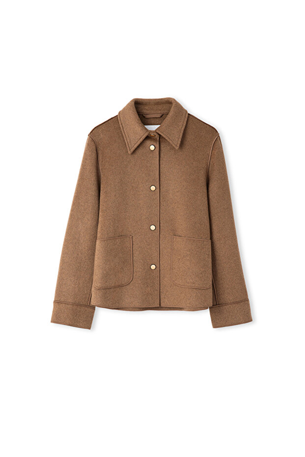 جاكيت قميص من مزيج الصوف - 3