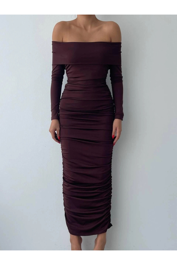 Dakota Drapeli Elbise - 2