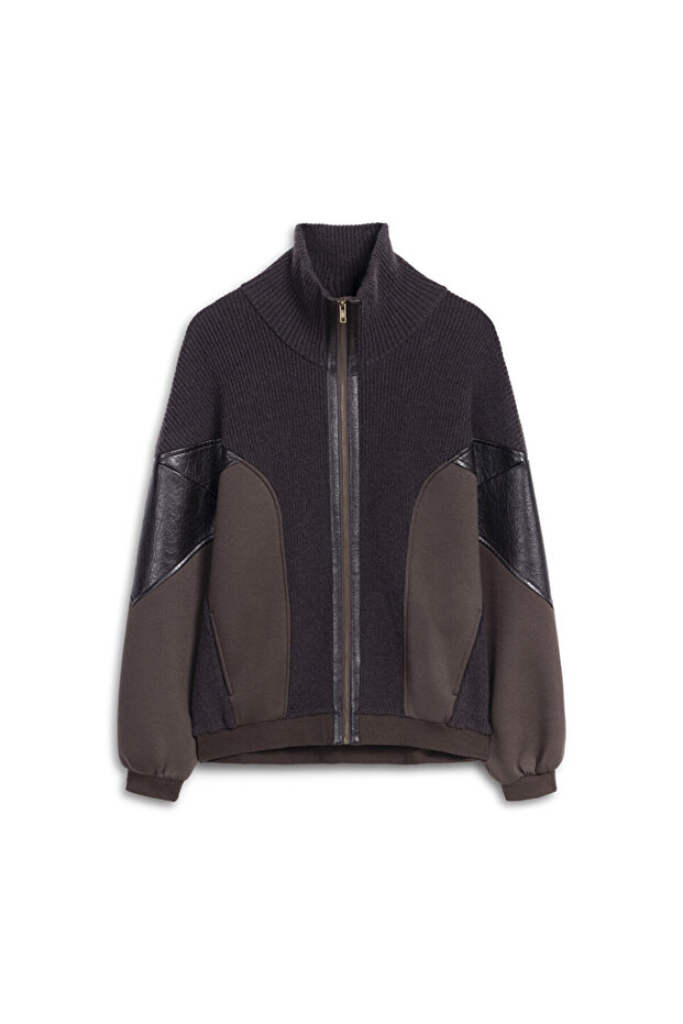 KUMAŞ MIX SWEATSHIRT - 3