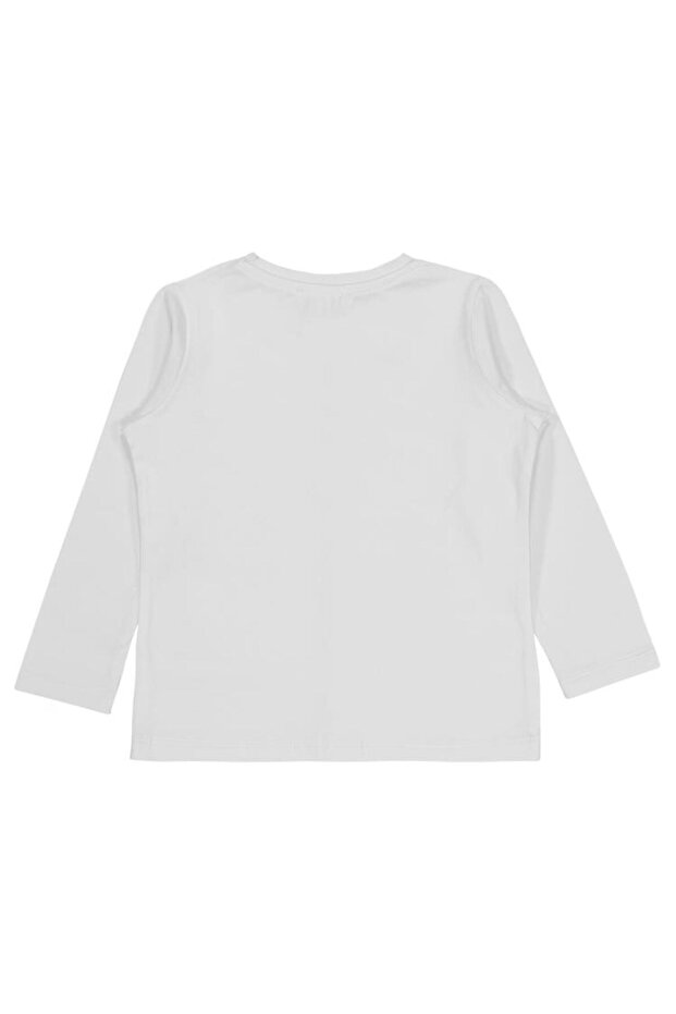 Basic 2-5 Yaş Sweatshirt - Beyaz 4-5 Yaş - 2