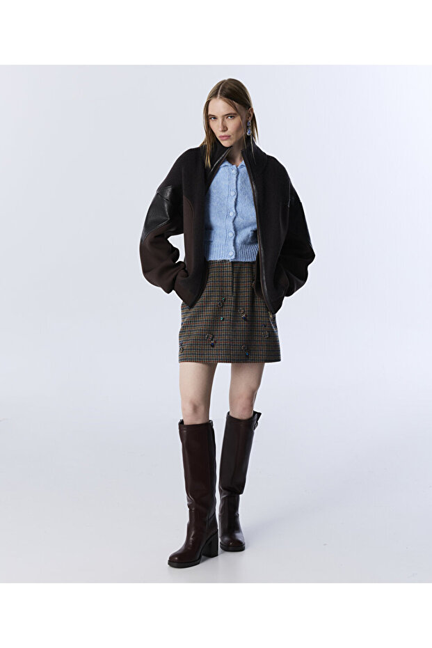 KUMAŞ MIX SWEATSHIRT - 6