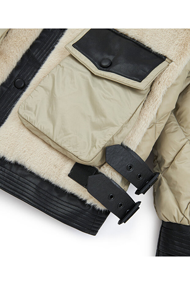 KUMAŞ MIX COLORBLOCK MONT - 4