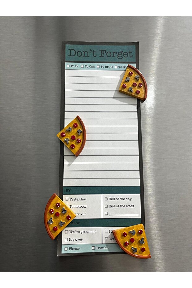 4 Dilim Pizza Magnet - 3
