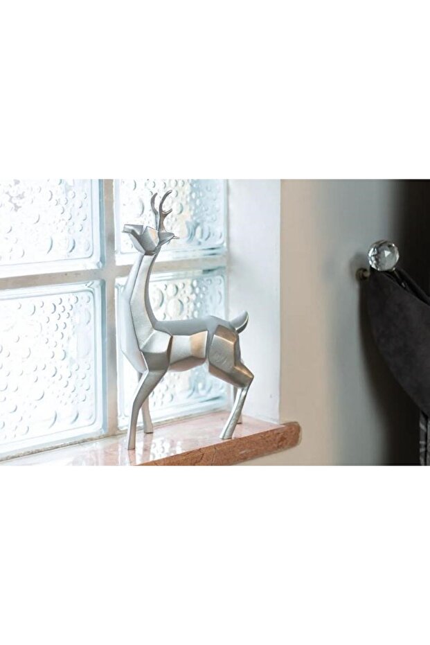 KÜBİK GEYİK BİBLO SİLVER - 1