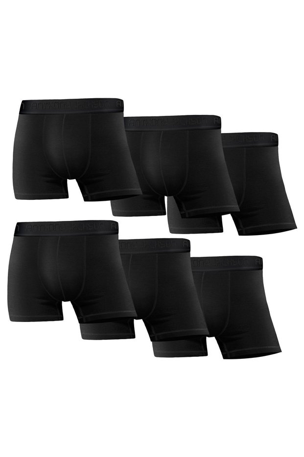 Wolfgang Stretch Fabric Cotton Elastic Soft, Flexible and Breathable Comfortable Boxed Men's Boxer 6-Pack
