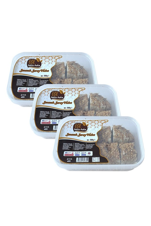 Sesame Palace Halva 500 Gr X 3 Pieces