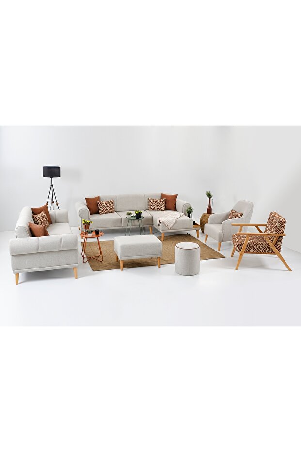 STEP KÖŞE TAKIMI, KREM - 3