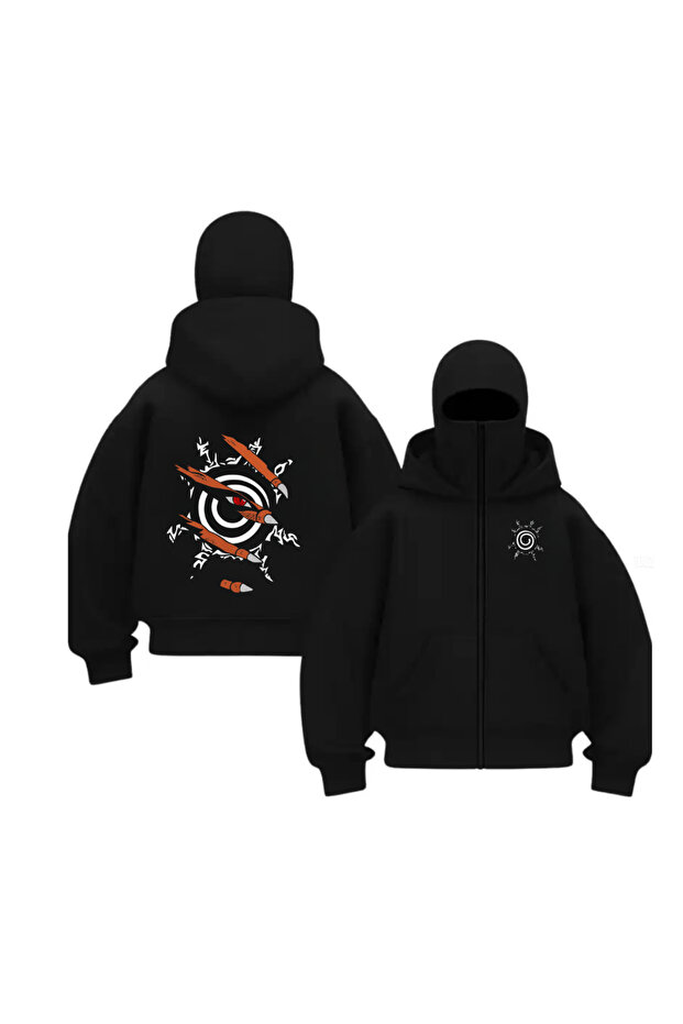 Snow Masked Balaclava Graffiti Series Printed Ninja Hoodie Sweatshirt
