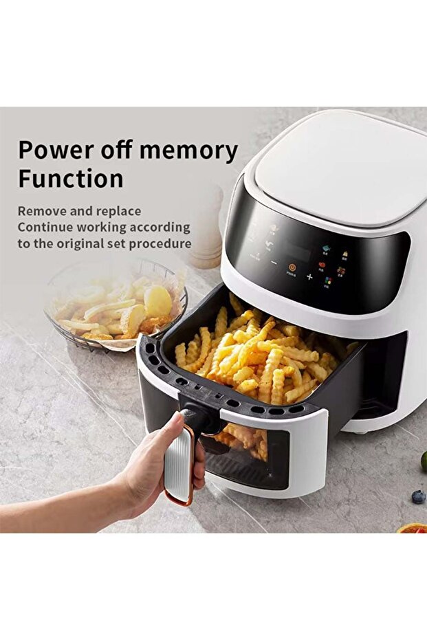 Air Fryer 8 L,Multi-functional Cooking Function,Smart Touch Control,Precise Temperature Control - 2
