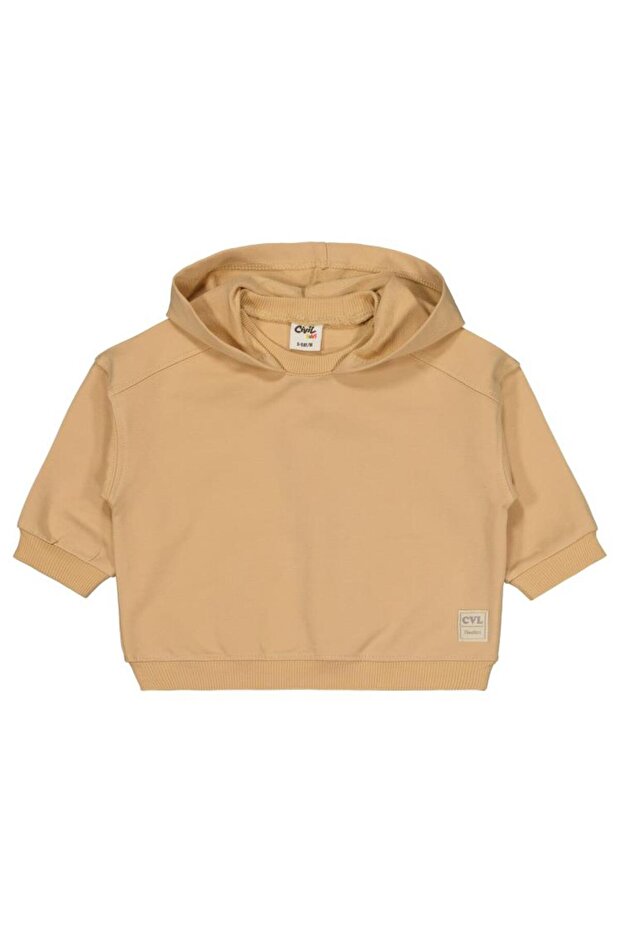 Civil Basic Timeless Hooded 6-18 Months Sweatshirt - Brown 12-18 Months