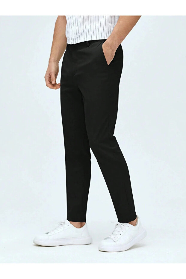 Casual Regular Fit Men's Linen Chino Pants