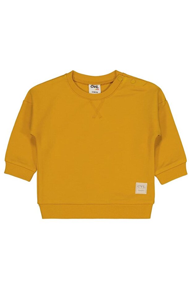 Civil Basic Timeless 6-18 Months Sweatshirt - Mustard 18-24 Months