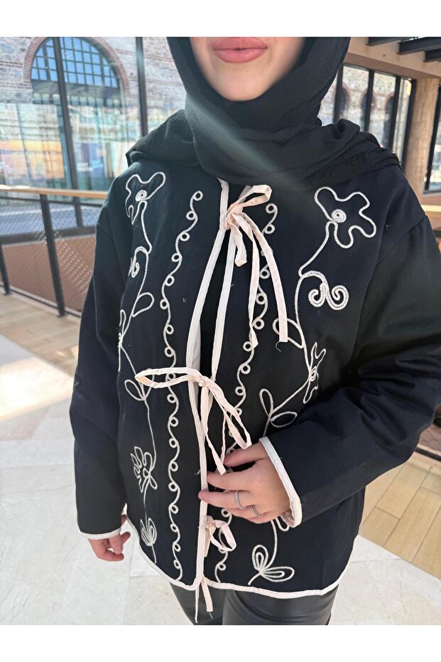 İp Detaylı Ceket - 2